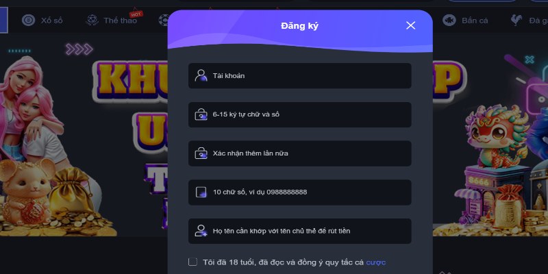 Những bước tạo tài khoản nhanh chóng tại S666