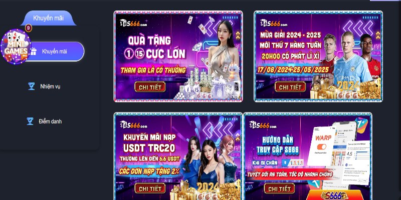 Tổng hợp các chương trình ưu đãi ưu đãi S666